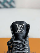 Louis Vuitton LV x Timberland 6-Inch Ankle  All Black Leather Boot