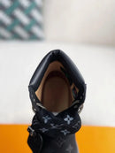 Louis Vuitton LV x Timberland 6-Inch  All Black Leather Boot