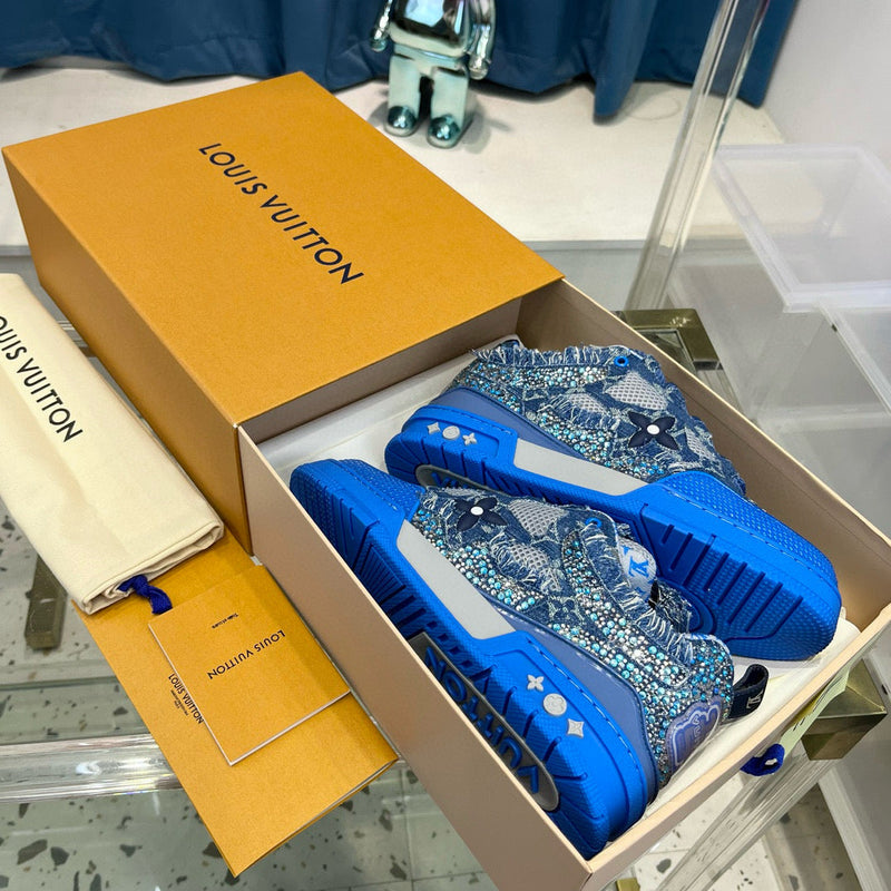 Skate X Swarovsky Blue Sneaker