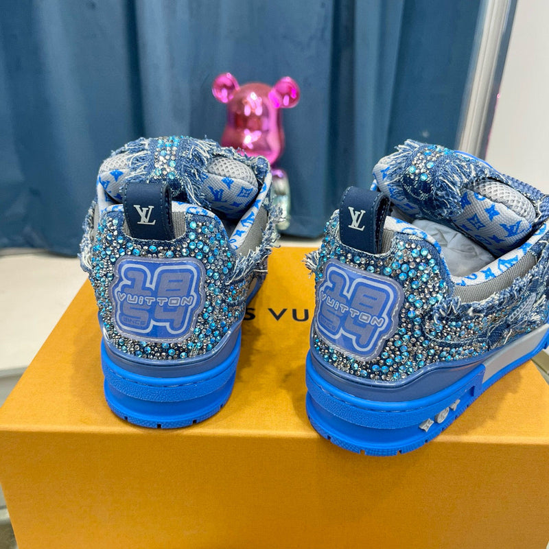 Skate X Swarovsky Blue Sneaker