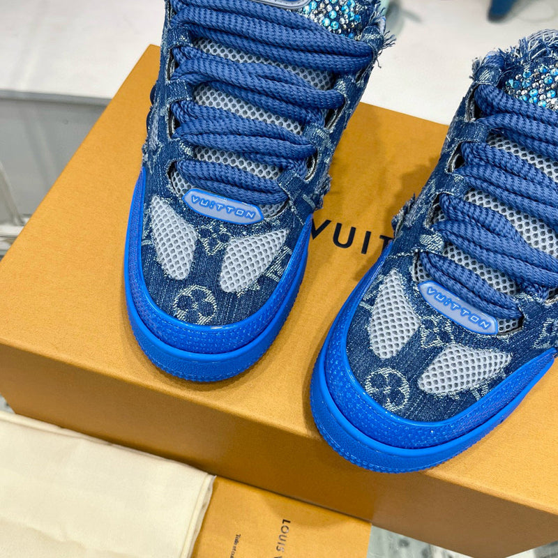 Skate X Swarovsky Blue Sneaker