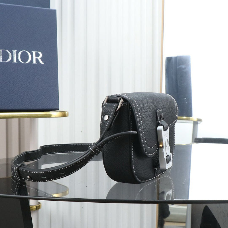 Dior Mini Saddle Bag Black