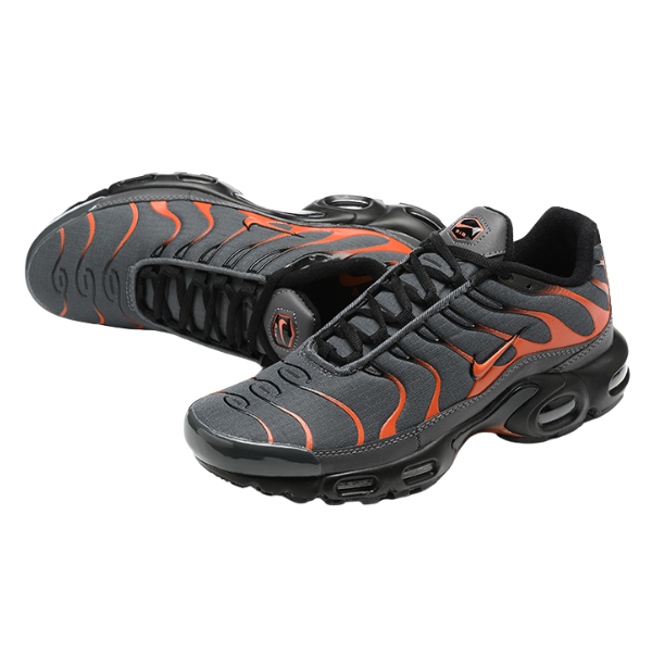 Tênis Nike Air Max Plus TN Cinza e Laranja