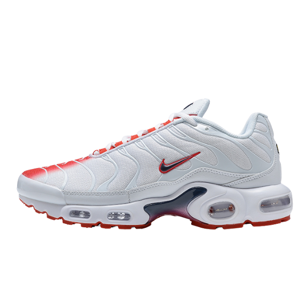 Tênis Nike Air Max Plus TN White & University Red
