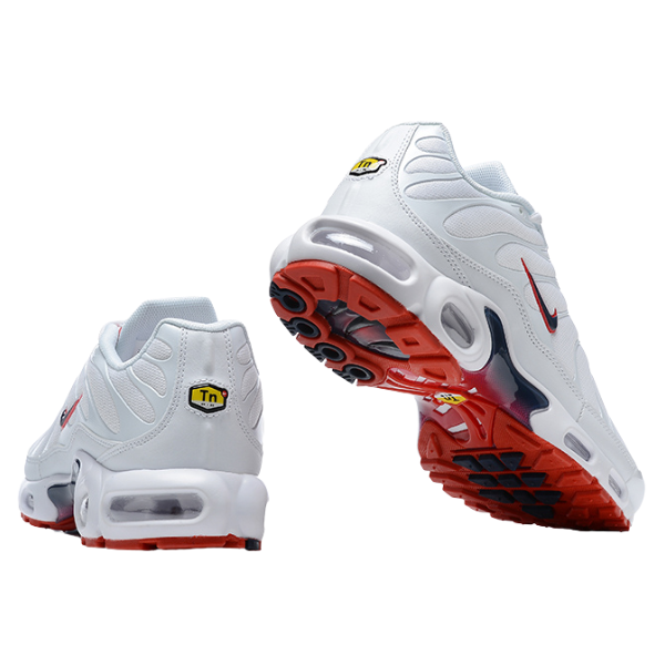 Tênis Nike Air Max Plus TN White & University Red
