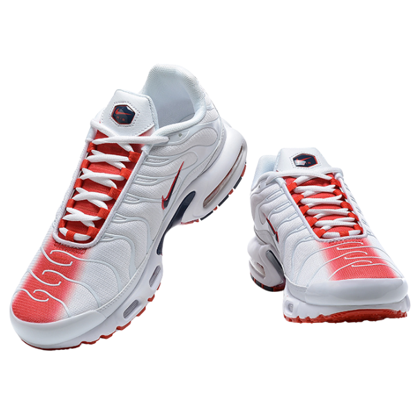 Tênis Nike Air Max Plus TN White & University Red
