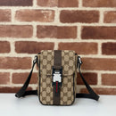 Gucci Mini GG Shoulder Bag Beige and Brown