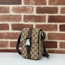Gucci Mini GG Shoulder Bag Beige and Brown