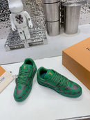 LV Trainer Sneaker Damier Pop Green
