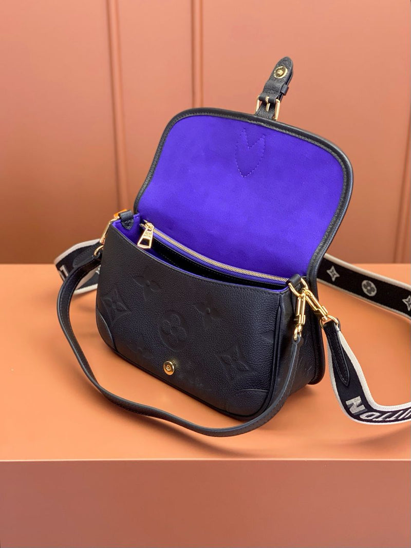 Lv Diane Monogram Empreinte Black