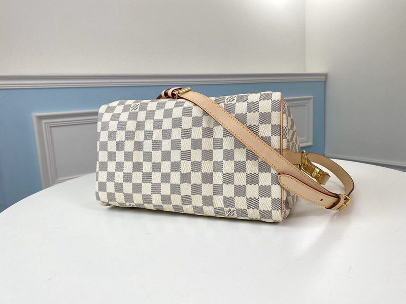 Lv Speedy Bandoulière 30 Damier Azur