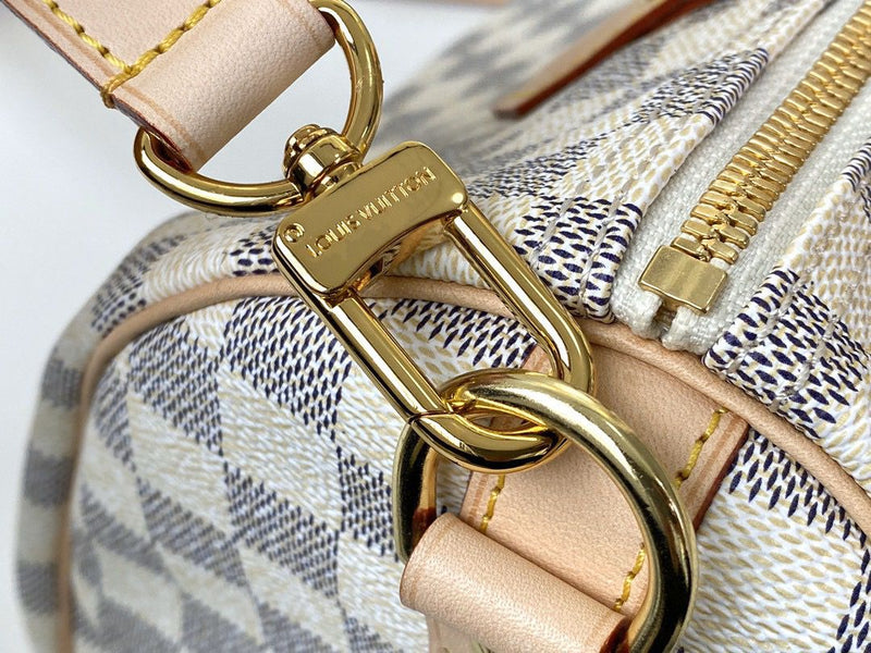 Lv Speedy Bandoulière 30 Damier Azur