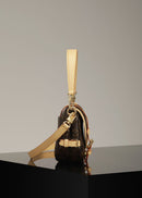 Bolsa Saumur BB Monogram Brown