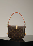 Bolsa Saumur BB Monogram Brown