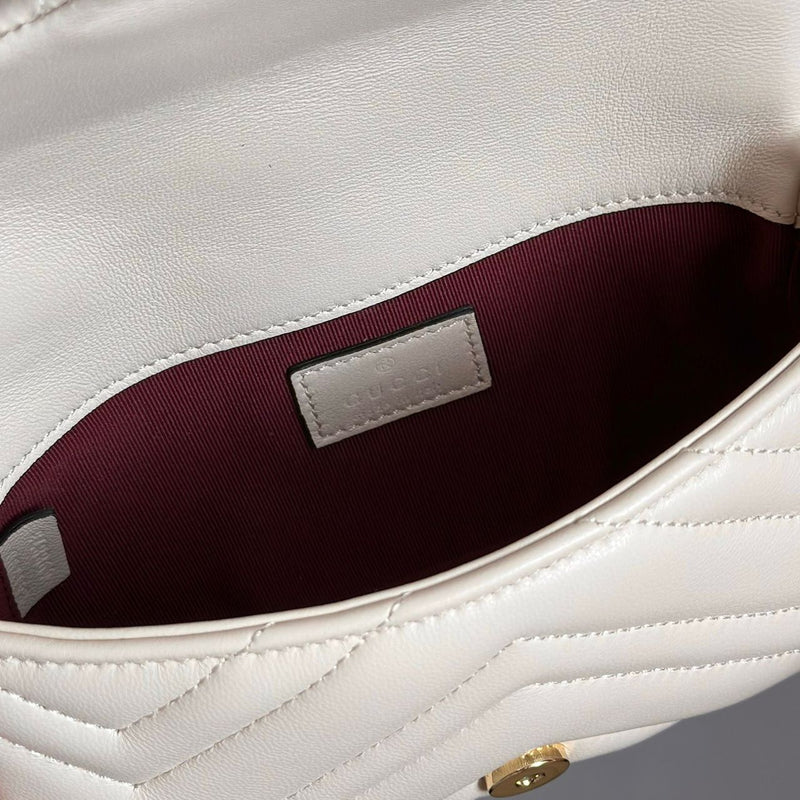Gucci GG Marmont Mini Bag White