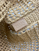 Prada Raffia Tote Bag