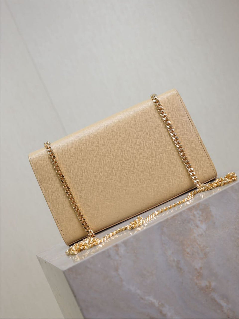 Yves Saint Laurent Kate Medium Crossbody Bag In Grained Leather