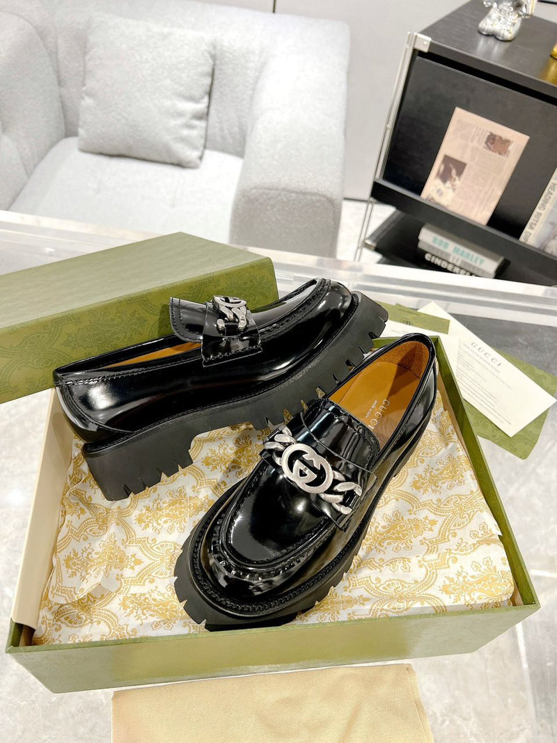Mocassim Gucci Interlocking GG Black