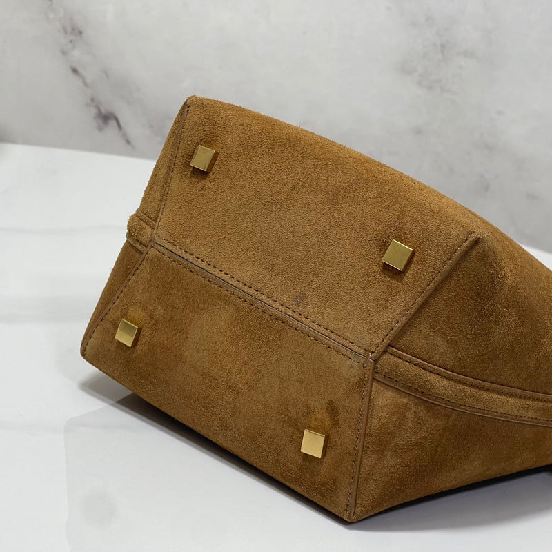 Bolsa Saint Laurent Le 37 Suede Brown