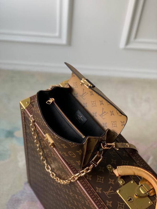 Pochette Métis East West Reverse Brown