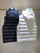 MONCLER SLEEVELESS - BOURNE WHITE \ BLACK