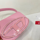 Diesel 1DR Shoulder Bag Nappa Leather bubblegum pink