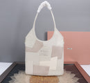 bolsa miu miu  leather patchwork bag