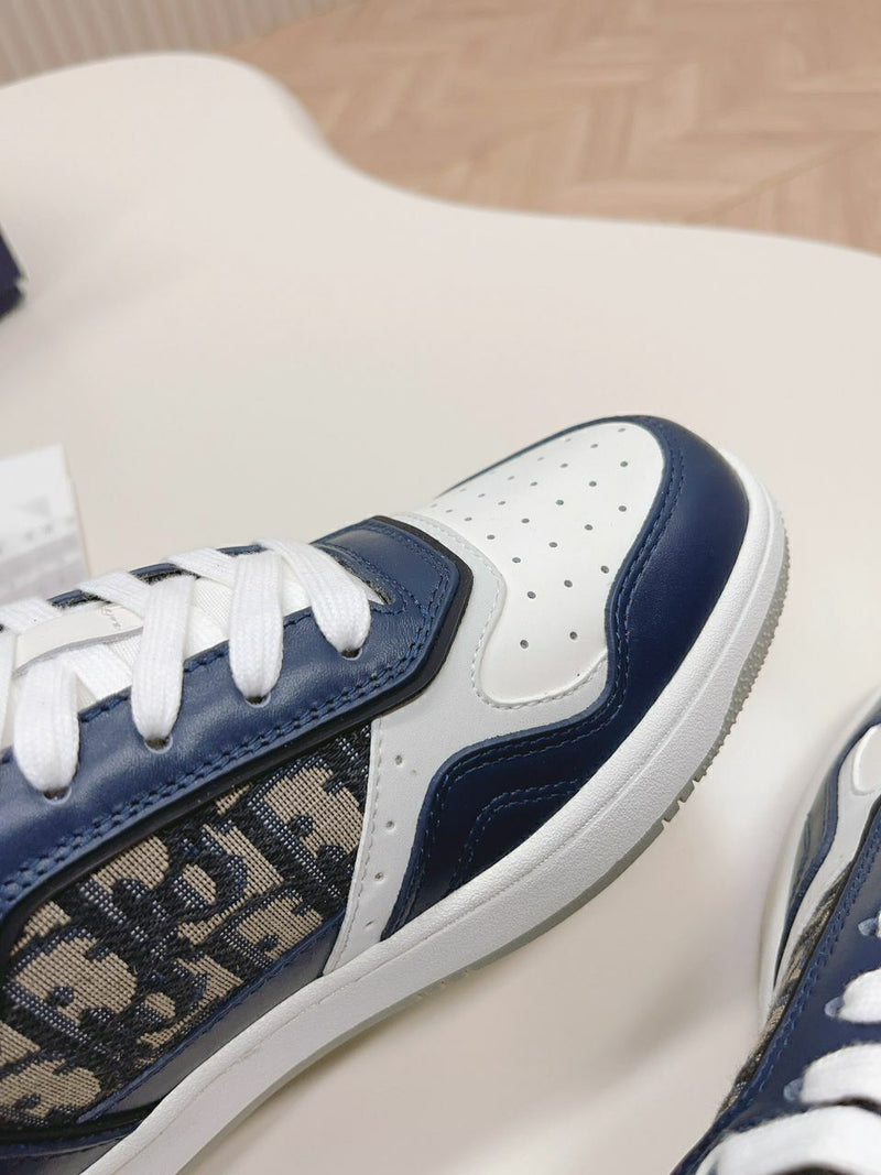 Dior B27 Low Blue Cream Dior Gray Beige Black Dior Oblique Jacquard