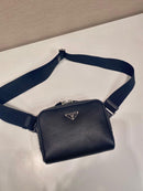 Prada Brique Shoulder Bag Black
