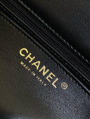 Mini Flap Bag Black Top  Handle CHANEL