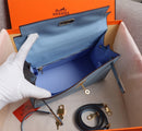 Bolsa Hermes Kelly Blue