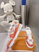 LV Trainer Damier White Orange