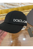 Boné Dolce Gabbana Black Logo White