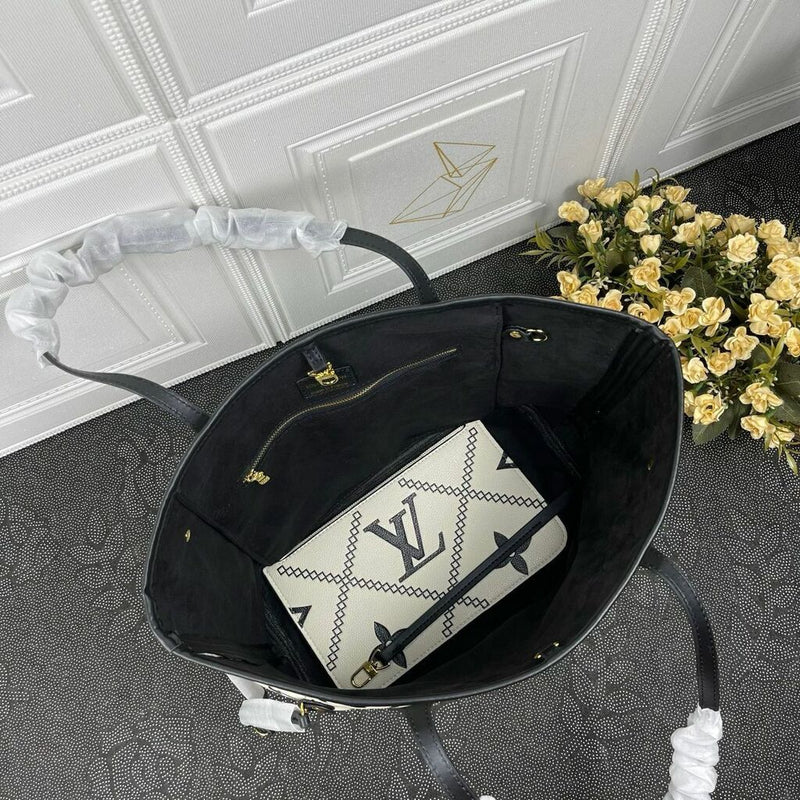 Lv Neverfull Empreinte Monogram Broderies