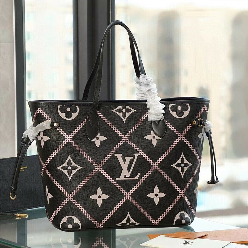 Lv Neverfull MM Monogram Empriente Black