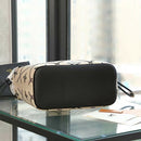 Lv Neverfull MM Monogram Empriente Cream/Black