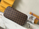 Lv Neverfull Inside Out MM  Brown and Red