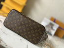 Lv Neverfull Inside Out MM  Beige and Red
