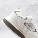 Run Away Sneakers Suede with Mesh White