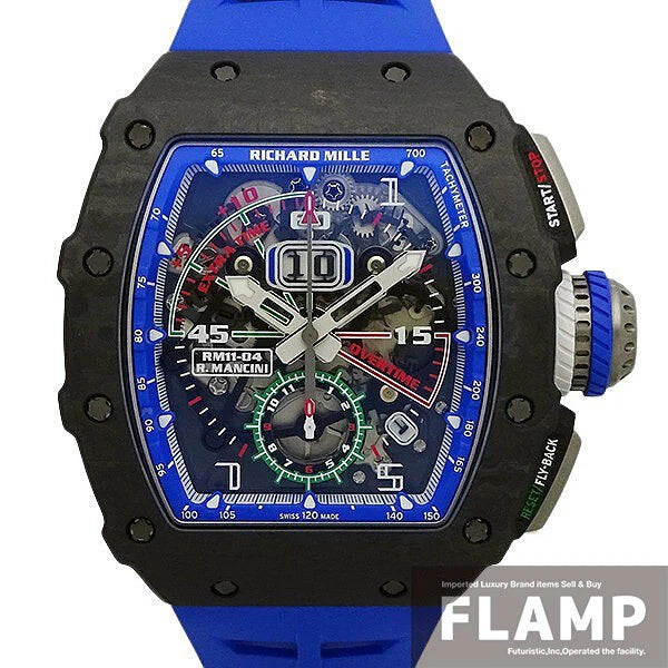 Relógio masculino Richard Mille RM11-04 Flyback cronógrafo Roberto Mancini TO170887-