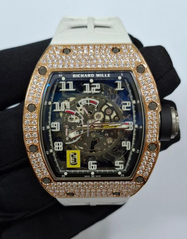 Richard Mille RM 030 com diamantes ouro rosa usado 2022 -