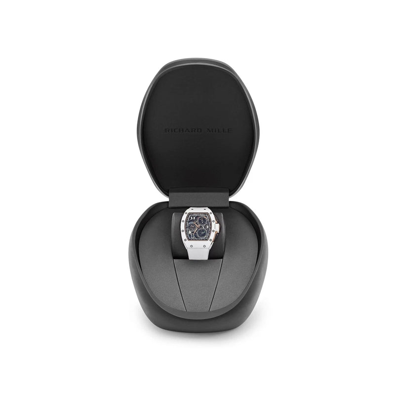 Cronógrafo interno Richard Mille RM 72-01 estilo de vida cerâmica branca-